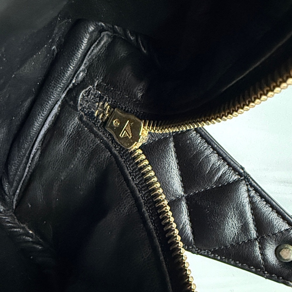Vintage Chanel 90’s belt bag Fanny pack waist bag 24k gold plated hardware - Picture 10 of 12